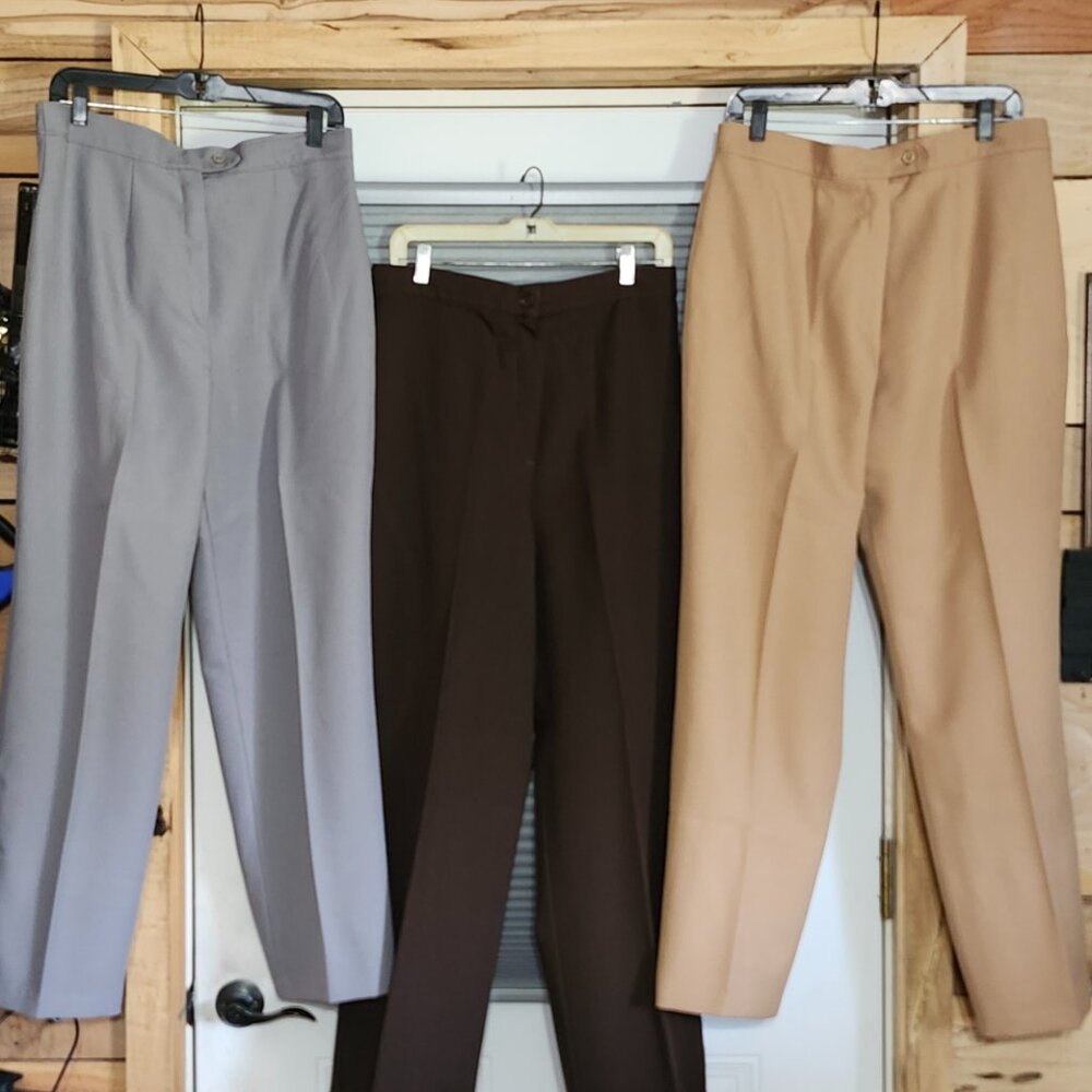Sears/Allyson Holley womans vintage polyester pants  size 18